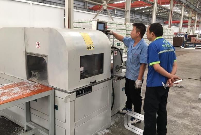 適用于電動機(jī)外殼切割的DS-A800鋁合金切割機(jī)已服務(wù)于南平、中亞鋁業(yè)